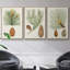 Antique Pine Cones II - 3 pièces, impression sur toile-97759061-97759065