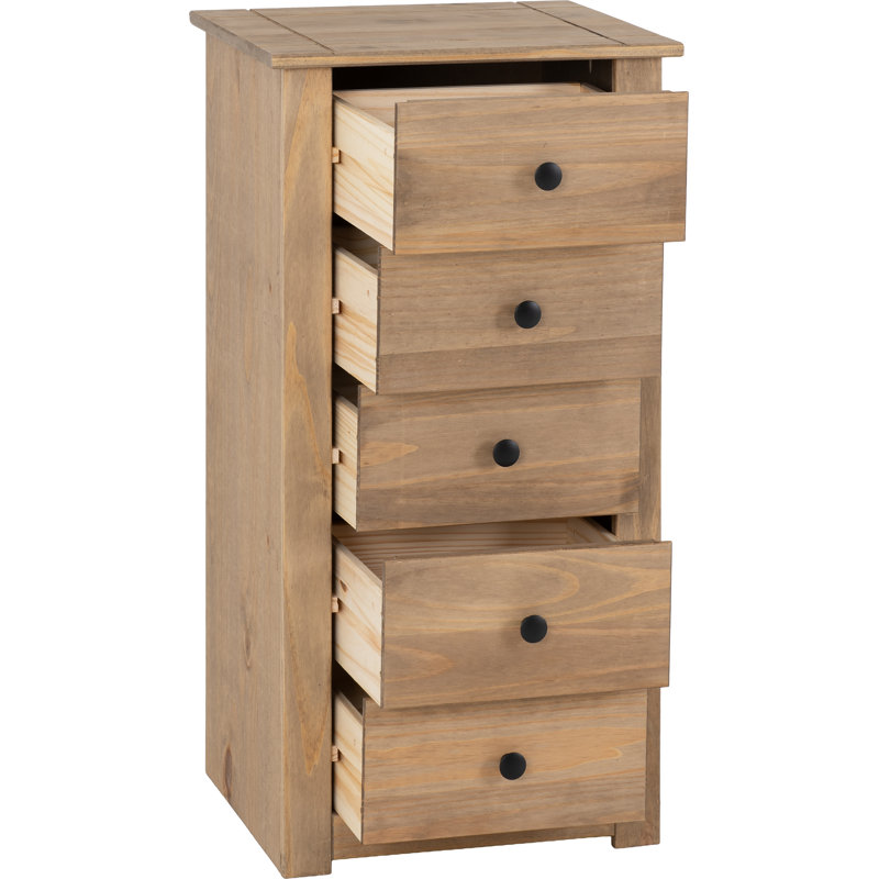 Tetteh 5 Drawer Narrow Chest Of Drawers