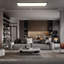Dakisha 1-Light 100cm LED Flush Mount