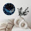 Horloge avec lune et étoiles