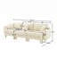 Canapé 3 places Modern Boucle-1960558529