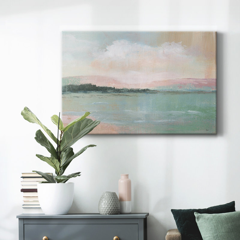 Toile tendue à distance, H 32 po x l 48 po
