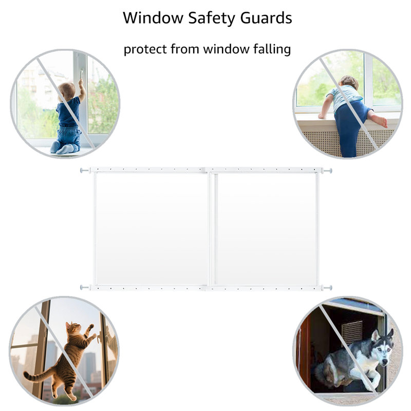 Polycarbonate (PC) Pressure Mounted Pet Gate