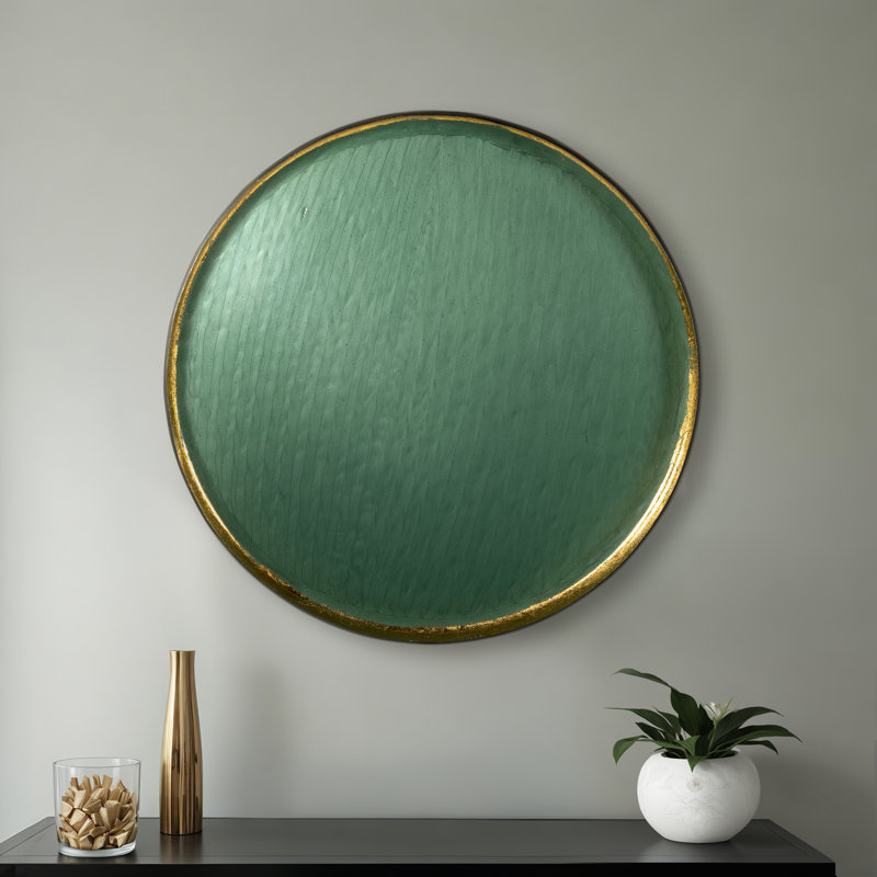 Metal Wall - Metal and Iron - Glam Style Decorative Accent with Sleek Modern Design and Contemporary Detailing for Bold Textured Visual Impact