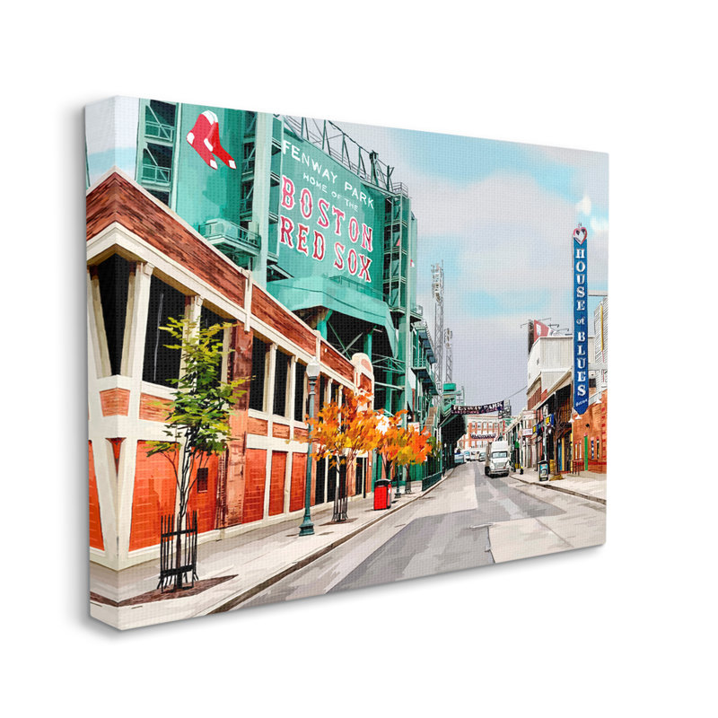 «Fenway Park Boston Cityscape» par Emily Kalina, H 30 po x l 40 po x P 1,5 po