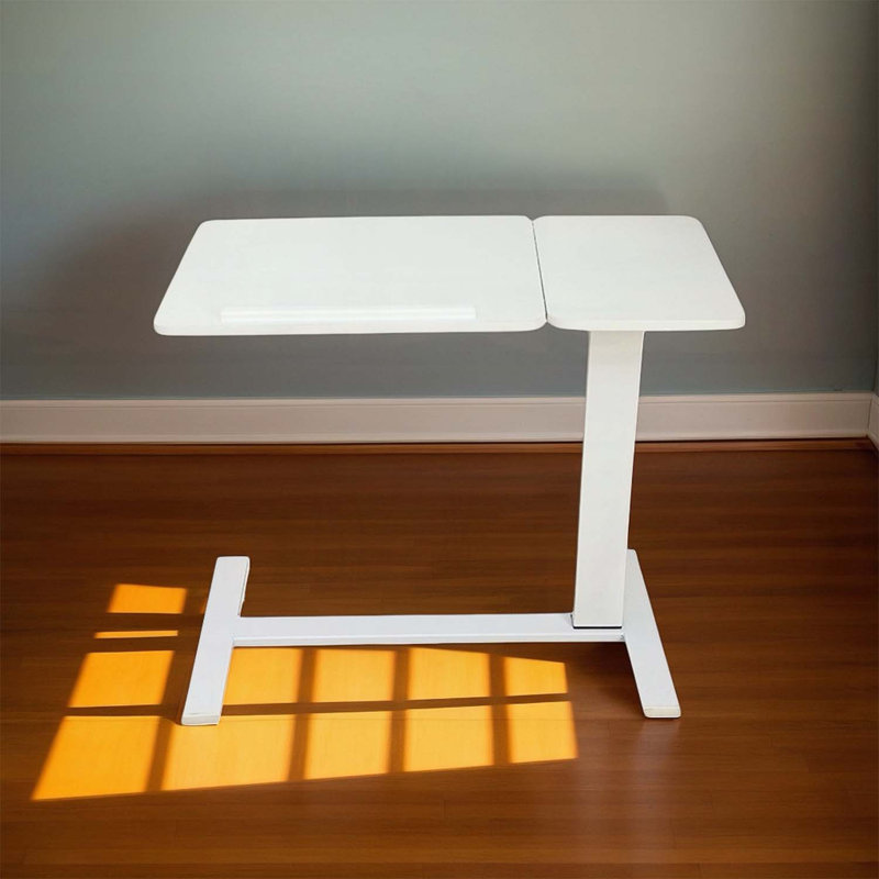 Height Adjustable Sofa Table with Wheels,Tilting Laptop Stand for Bedside and Sofa,Ergonomic Design,for Work and Relaxation