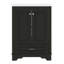 Ensemble de meuble-lavabo 24 po avec lavabo en céramique, armoire de rangement moderne avec 2 portes et tiroir, meuble-lavabo autoportant-121085754