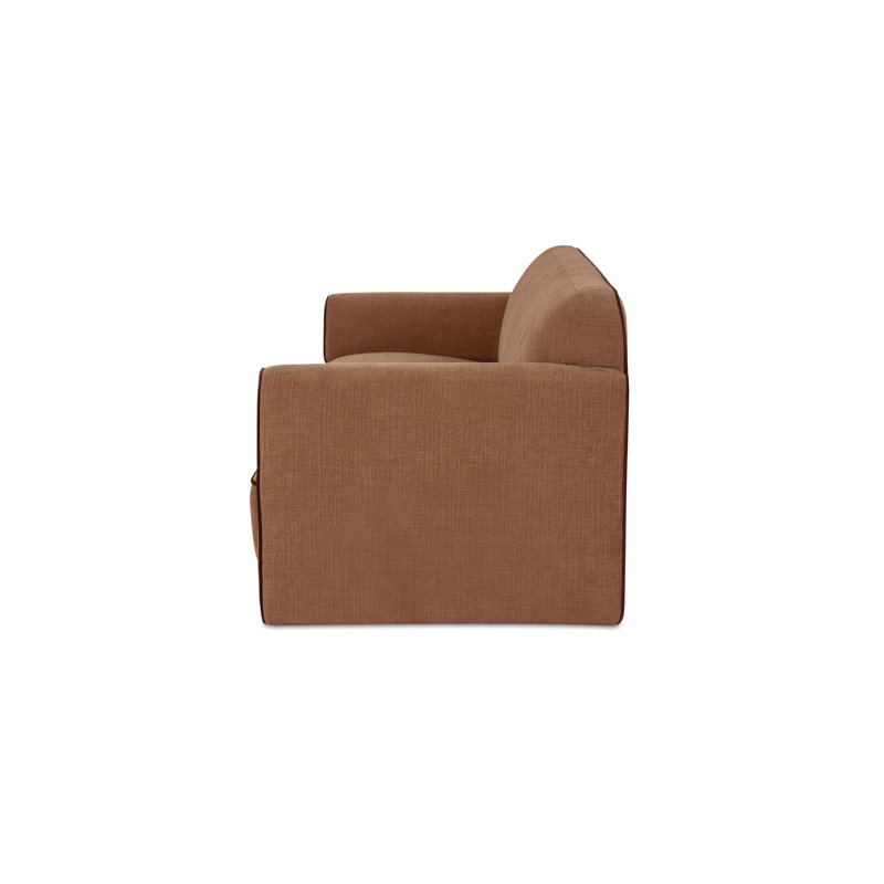 Leo Sofa Chartreuse, Solid Brown