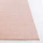 Tapis uni en polyester tissé à la machine couleur pêche-91927483