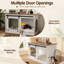 Furniture Style Crate with 3 Doors-193890281