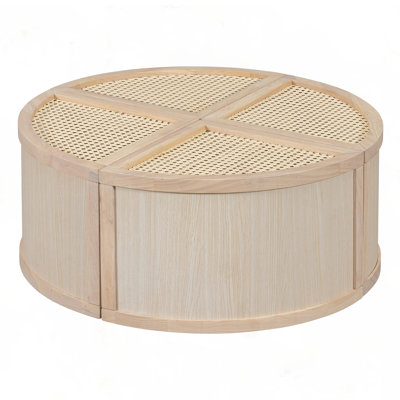 Round to Square Block Modular Coffee Table