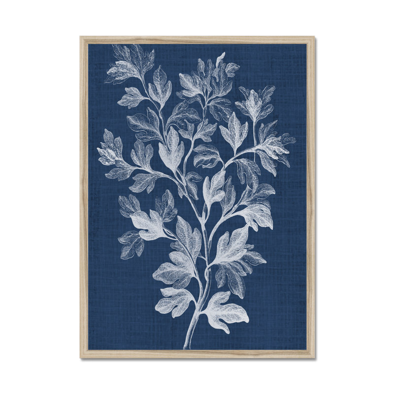 Foliage Chintz I by Vision Studio - Painting, 95cm H x 65cm W, Natural Wood Framed Paper Print
