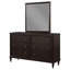 Commode 6 tiroirs avec miroir Montel Brun