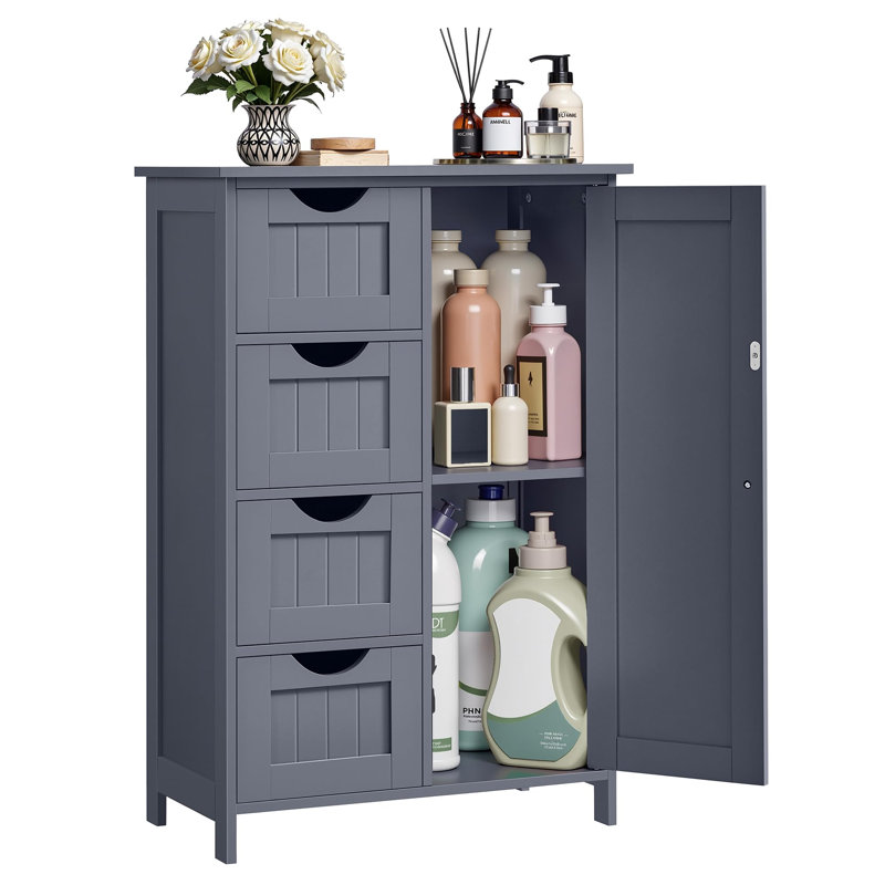 Freestanding Bathroom Storage, Grey