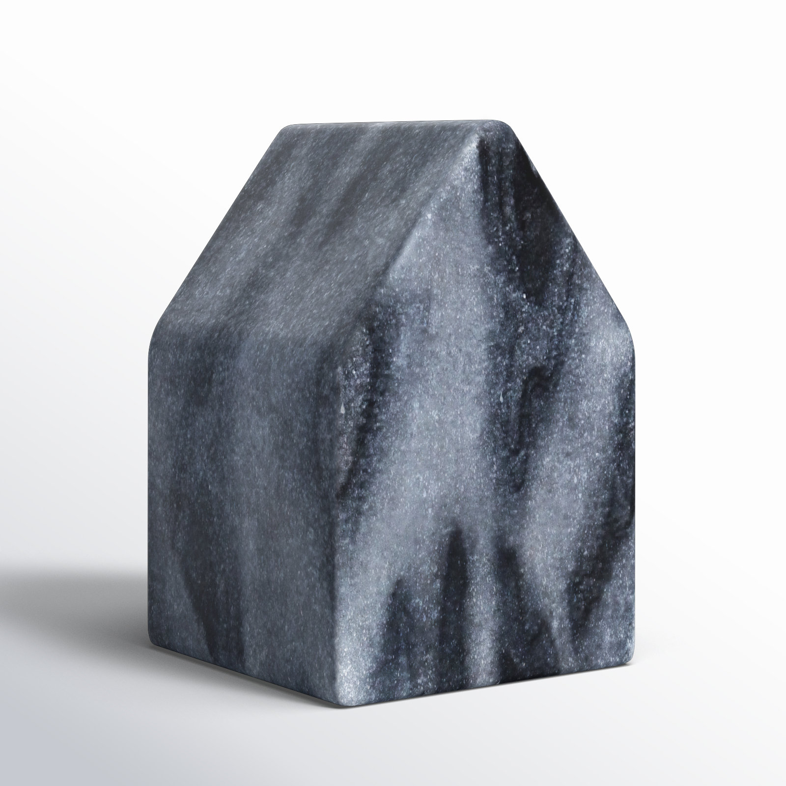 Adalynn Genuine Marble Sculpture, 3" H x 2" W x 2" D, Gray