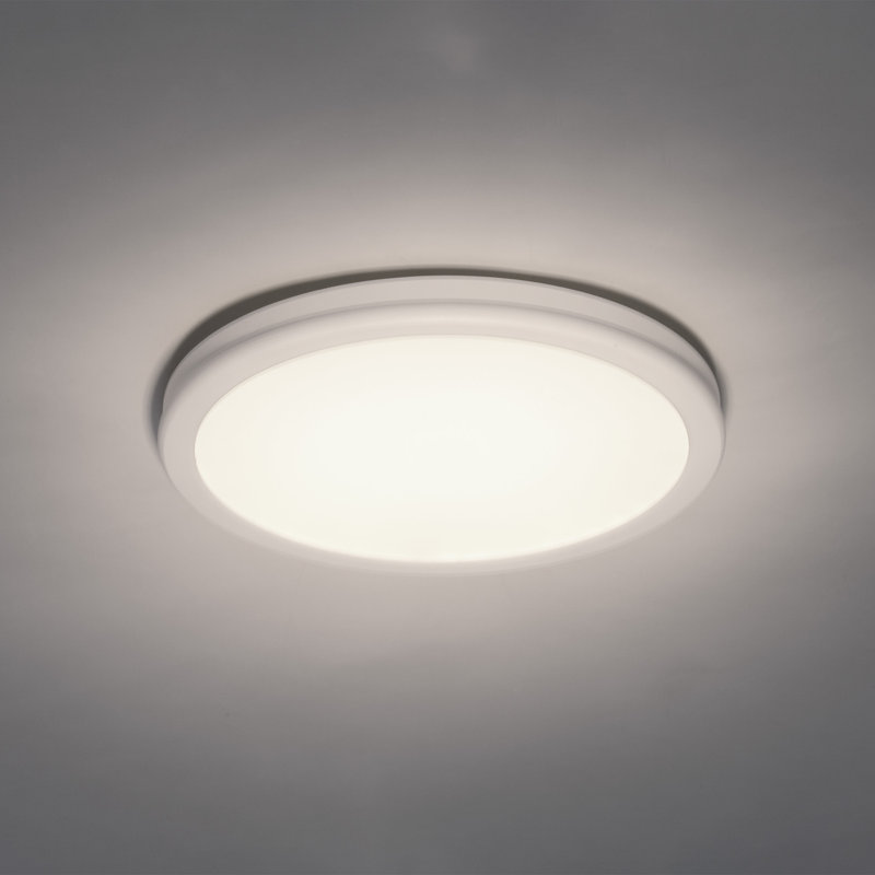 Geos 1 - Light Flush Mount, 0.88" H x 10" W x 10" D, 2700K, White