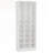 25.6 Inches 10-Tier White Wooden Shoe Storage Cabinet-372640042