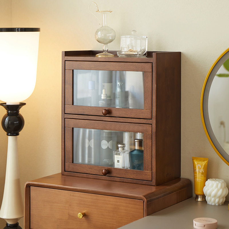 Desktop cosmetics storage box Dressing table storage rack