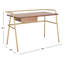 Bureau Regis en métal et bois