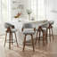 Tabouret de comptoir pivotant rembourré Providence-123200614