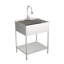 Évier à lessive autoportant L 28 po x l 22,1 po avec robinet-90954355
