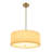 Latrinia 4 - Light Gold Drum Pendant