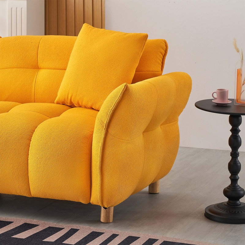 Sofa For Living Room, Bedroom, Office, Yellow
