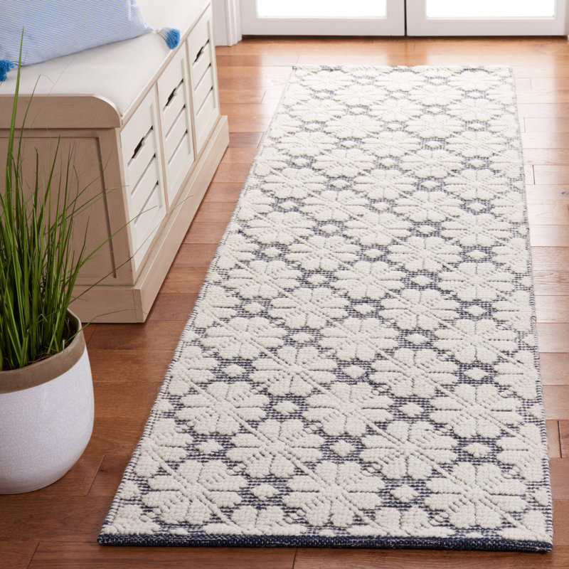 Martha Stewart Hand Woven Wool Rug, Runner 2'3" x 8'
