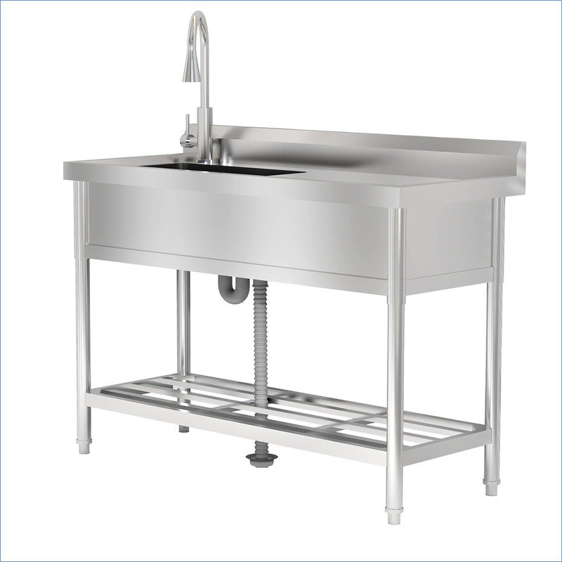 120cm L x 51cm W Service Sink with Faucet