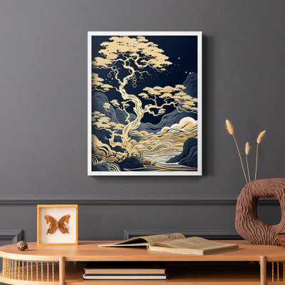 LANDSCAPES Series CC III - Reproduction encadrée de qualité supérieure - Prêt à être accroché - Aucun clou requis