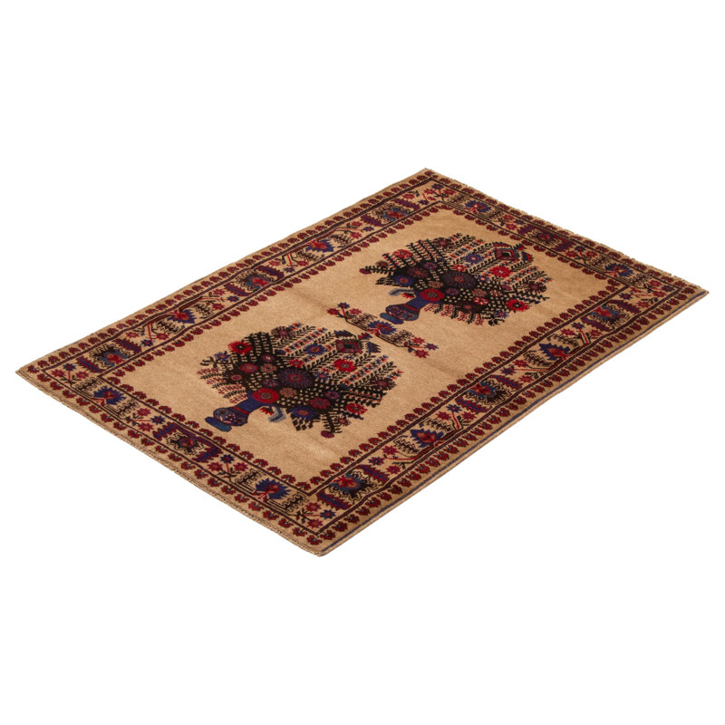 Tapis brun clair Rizbaft 3 pi 0 po x 4 pi 6 po