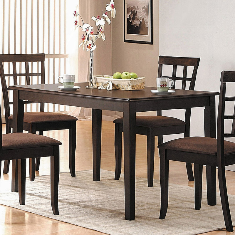 Table de salle à manger espresso 1pc