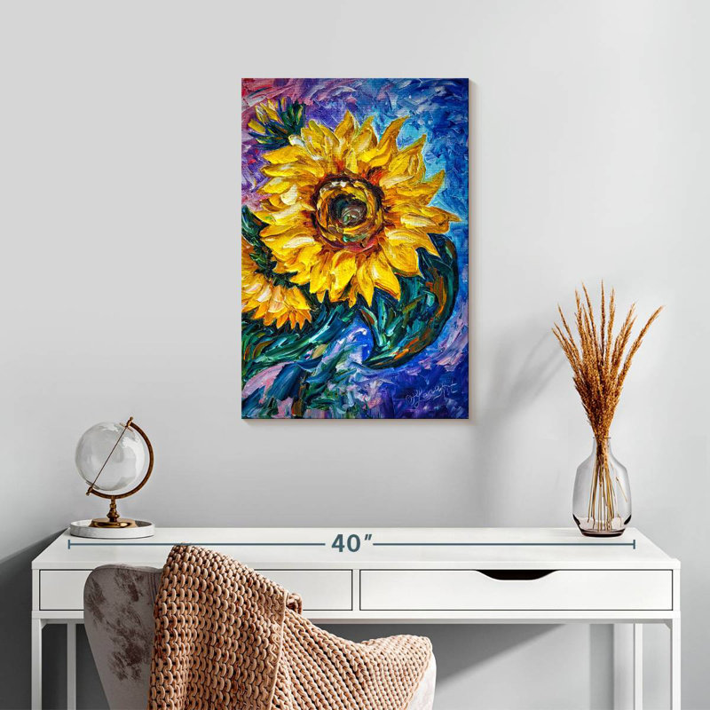 Harnek That Sunflower, H 24 po x l 16 po