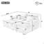Très grand canapé-lit double avec canapé-lit de 82 po et canapé-lit moelleux avec deux coussins de soutien, ports USB et porte-gobelets-907224177-907224191