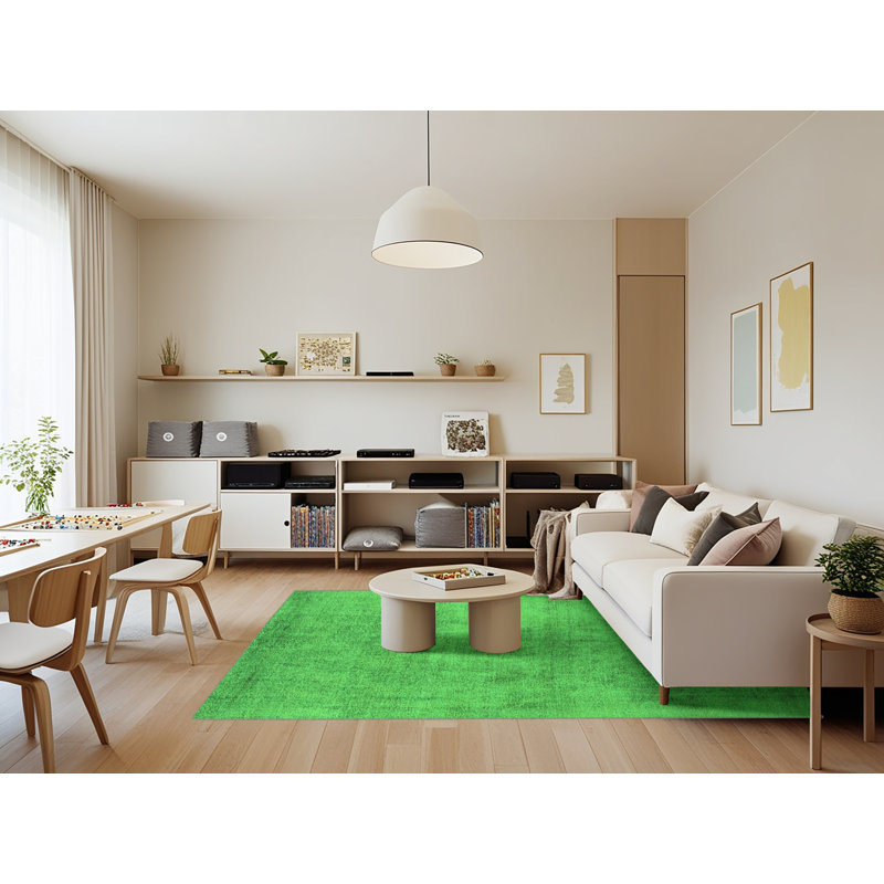 Elica Washable Indoor Rug, Rectangle 7' x 9'