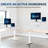 Adjustable Height Steel Standing Desk Converter-93610067