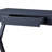 Charcoal Finish Console Table