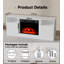 Bletsoe Brambly Cottage 147 cm W Electric Fireplace with 5000 BTU-1990488868