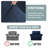 Velvet Arm Chair Sofa Cover with 1 T Cushion Sofa Slipcover for Living Room-612542335-613199360