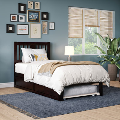Zosia Solid Wood Storage Platform Bed