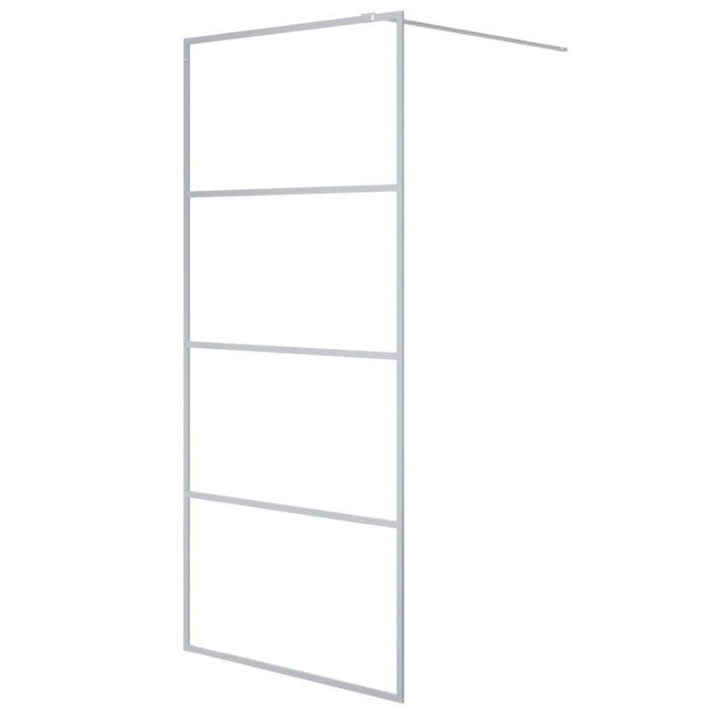 Warnke 195mm H Slab Semi-Frameless Tub Door with Clear Glass, 90 x 195cm