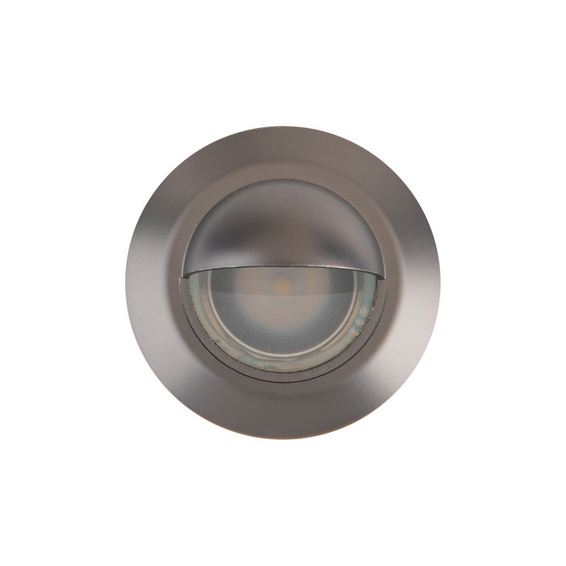 Puits de lumière en métal à basse tension intégré, 3000 K, Acier inoxydable enduit de bronze