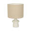 Lampe de jour en terre cuite avec abat-jour - Lampe décorative veilleuse pour la chambre à coucher, la maison et l'éclairage