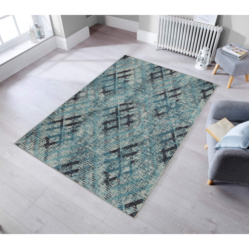 Premium Hall Carpet, 31.5 x 78.7 Inches | 100% Polyester, Antibacterial | 0.04 in Pile Height, Non-Slip Underside, Machine Washable | 3D Digital Printing | Ideal for Living Room & Entryway, Easy Maintenance