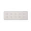 Banc chic avec piqûre gaufrée, base, l 47,98 po x P 17,16 po, H 16,62 po