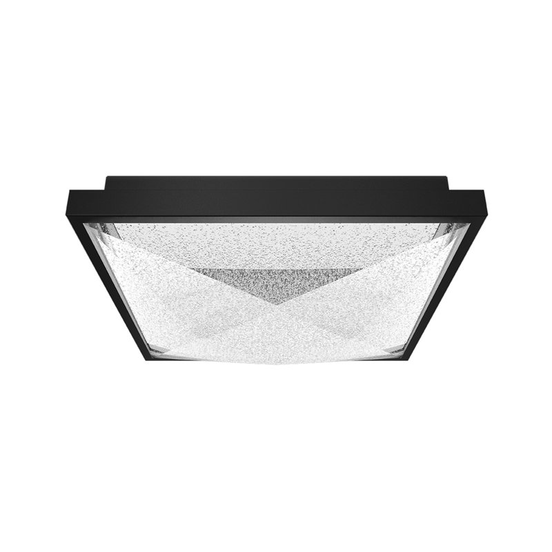 Wisteria 1 - Light LED Flush Mount, Black
