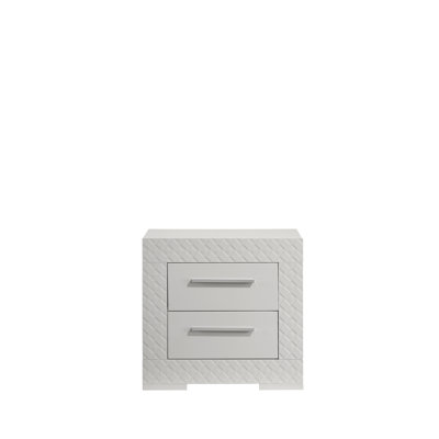 Seok 2-Drawer Nightstand