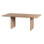 Soleil 74 in. W Rectangular Wood Panel Dining Table