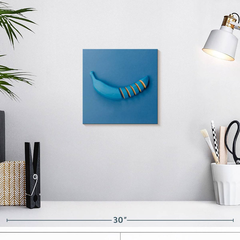 Banane bleue tranchée Yarlin, H 10 po x l 10 po