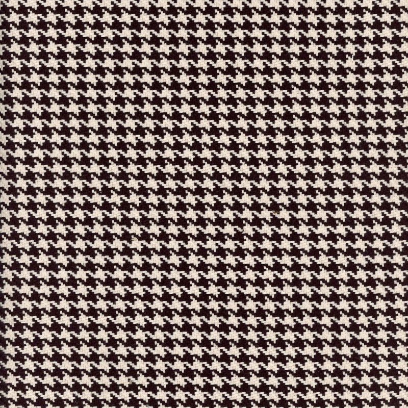 100% Coton Fabric, Black/White